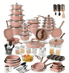 Complete 134 Piece Cooking & Kitchenware Set Premium.